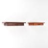 Poul M. Volther Mid-Century set of floating nightstands