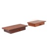 Poul M. Volther Mid-Century set of floating nightstands