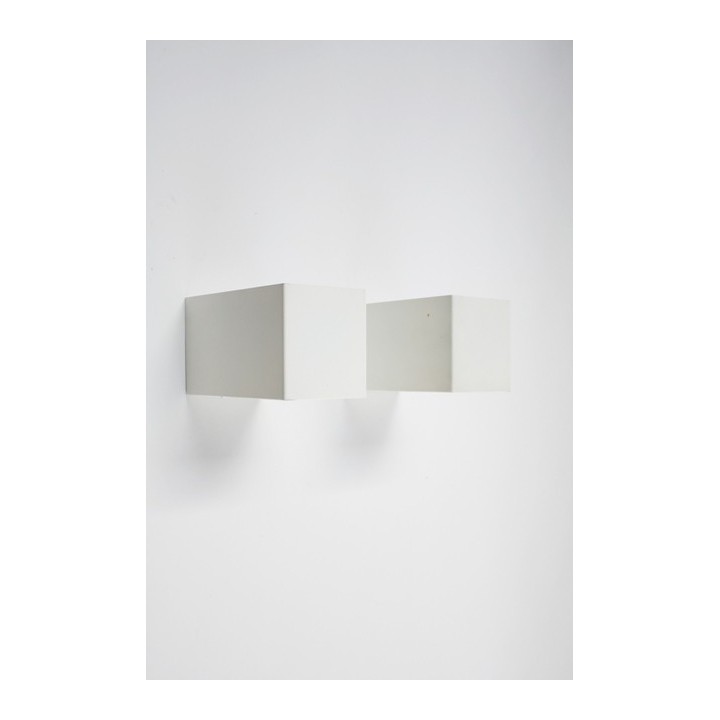 Set of 2 Philips wall sconses white - Retro Studio