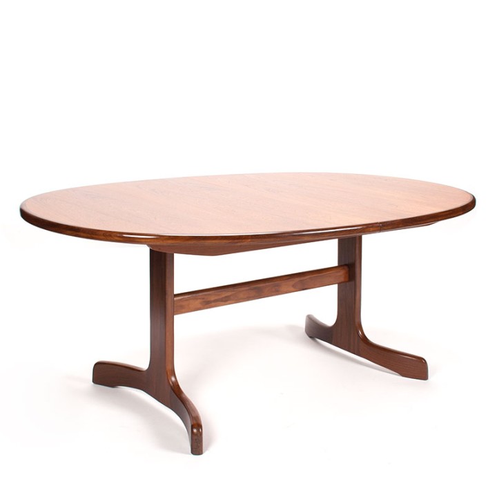 G-Plan Fresco Mid-Century oval extending dining table