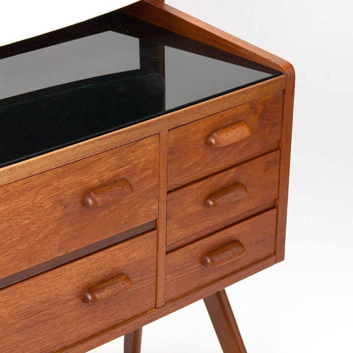 Ølholm Møbelfabrik Deense vintage kaptafel