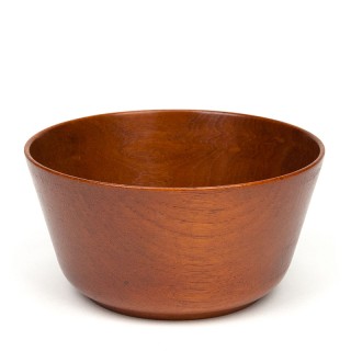 Teak small vintage serving dish