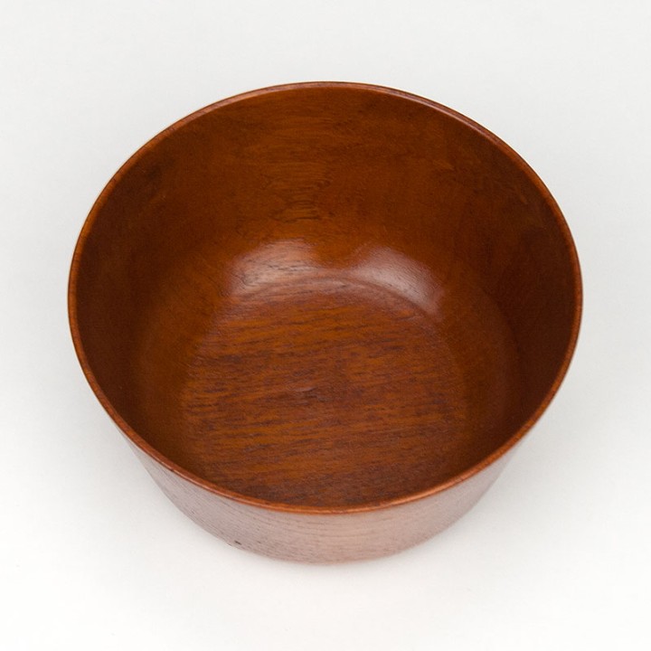 Teak small vintage serving dish