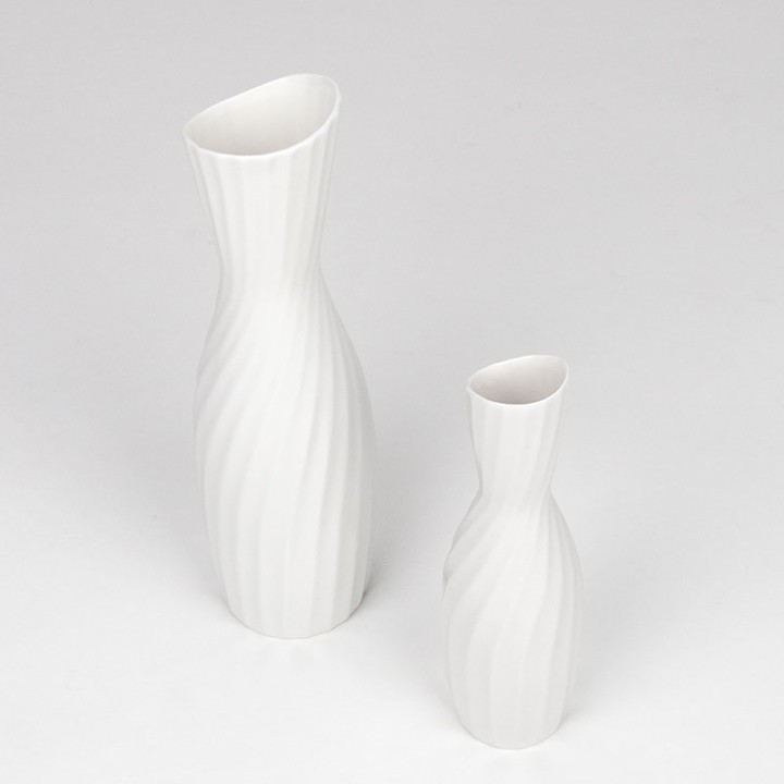Set of 2 vintage Goedewaagen Bone China vases