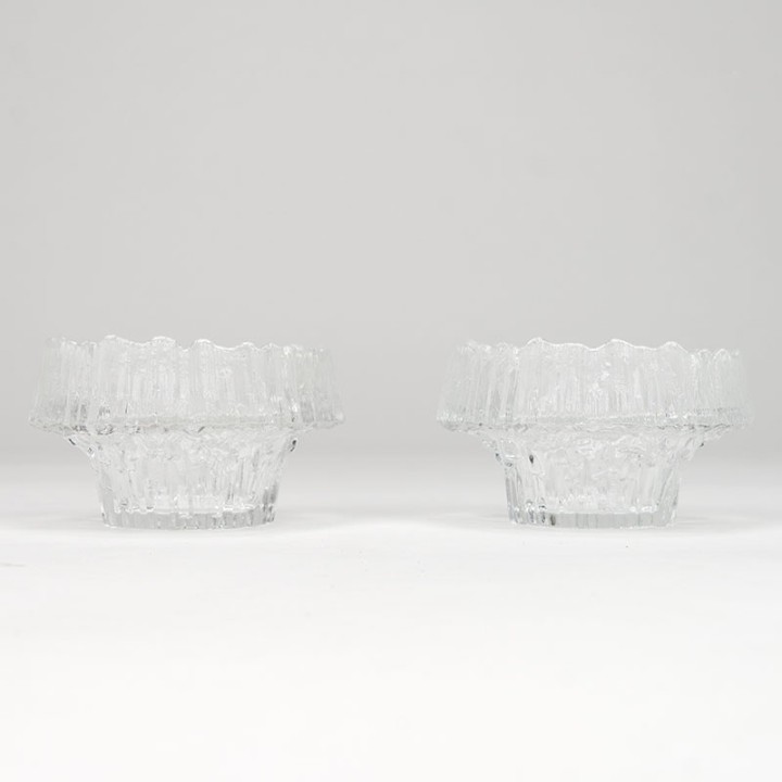 Tapio Wirkkala vintage set of 2 candlesticks for Iittala