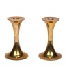 Messing set van 2 Mid-Century kandelaars