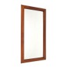 Mid-century Scandinavian mirror with a teak frame