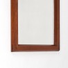 Mid-century Scandinavian mirror with a teak frame