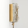 Deense messing Mid-Century wandlamp van Vitrika
