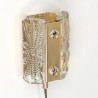 Danish Mid-Century brass wall lamp by Vitrika