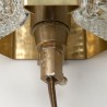 Deense messing Mid-Century wandlamp van Vitrika