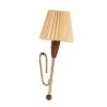 Mid-Century Scandinavische wandlamp met bijzonder armatuur