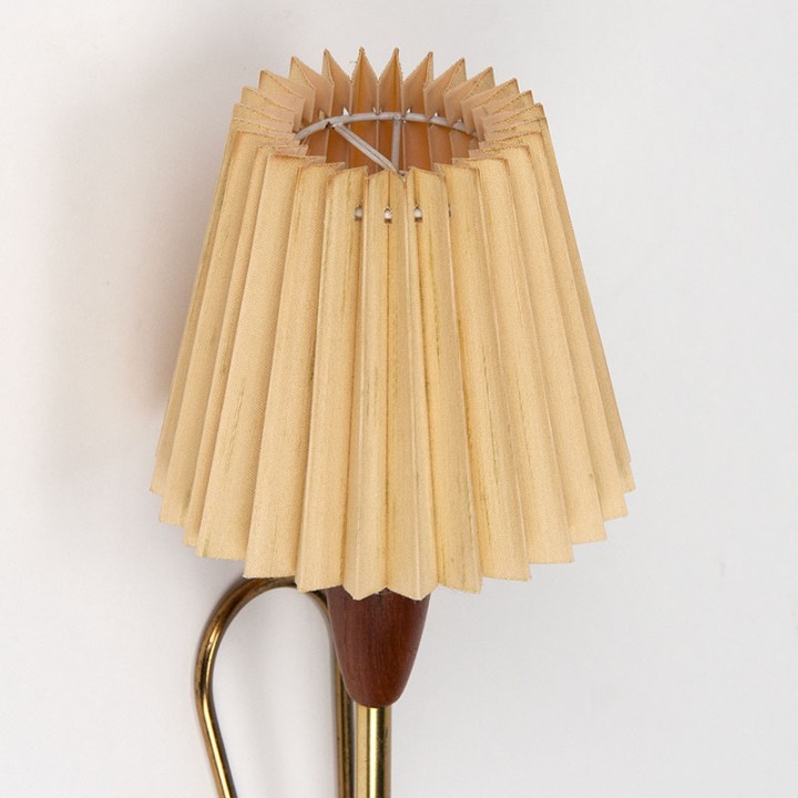 Mid-century Scandinavian wall lamp with a special fixture