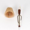 Mid-Century Scandinavische wandlamp met bijzonder armatuur