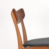 Mid-Century eettafel stoel Deens model