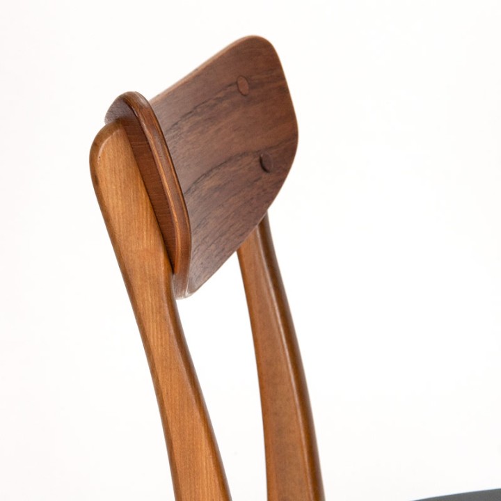 Mid-Century eettafel stoel Deens model