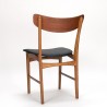 Mid-Century eettafel stoel Deens model