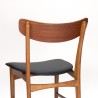 Mid-Century eettafel stoel Deens model