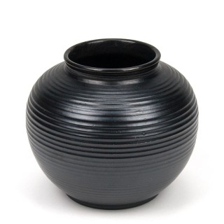 Black vintage ADCO model 1012 vase
