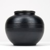 Black vintage ADCO model 1012 vase