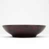 Mid-Century serving or fruit bowl in walnut wood