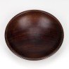Mid-Century serving or fruit bowl in walnut wood