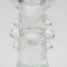 Swedish glass candlestick designed by Staffan Gellerstedt