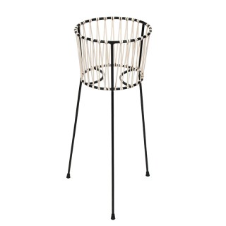 Mid-century plant pot stand on tall legs