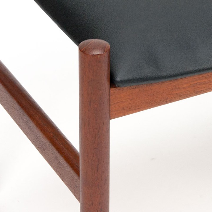 Vintage Danish ottoman in teak