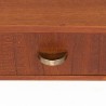 Teak open Mid-Century wandkastje met kleine lade
