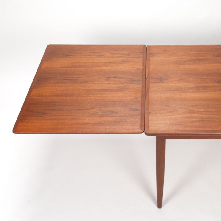 Grote Deense design uitschuifbare eettafel van Sorø Stole
