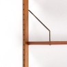 Mid-Century teakhouten wandsysteem/ boekenplanken