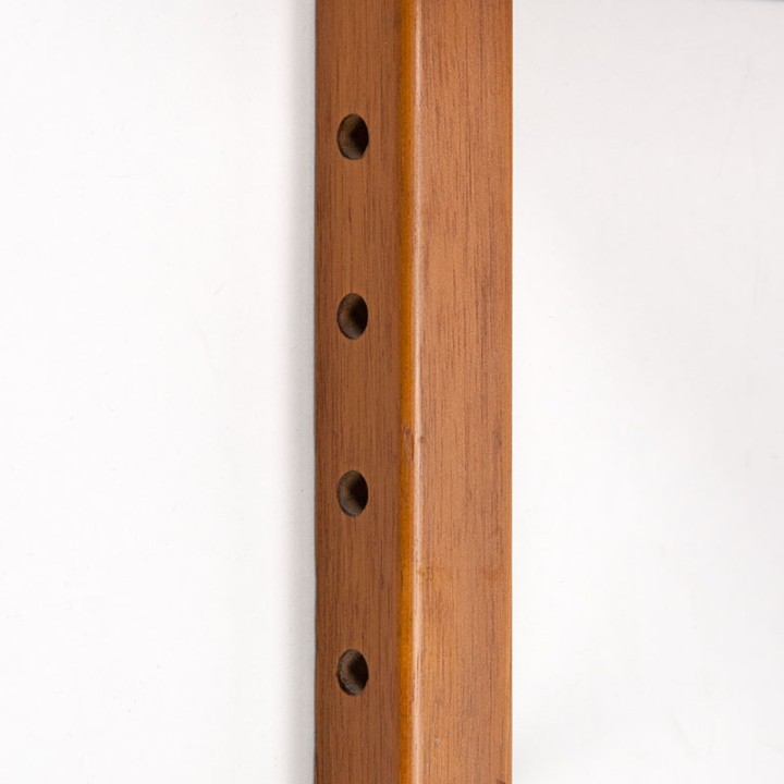 Mid-Century teakhouten wandsysteem/ boekenplanken