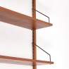 Mid-Century teak wall system/bookshelves