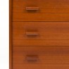 Small-model Danish Mid-Century chest of drawers by Vitré