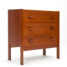 Small-model Danish Mid-Century chest of drawers by Vitré