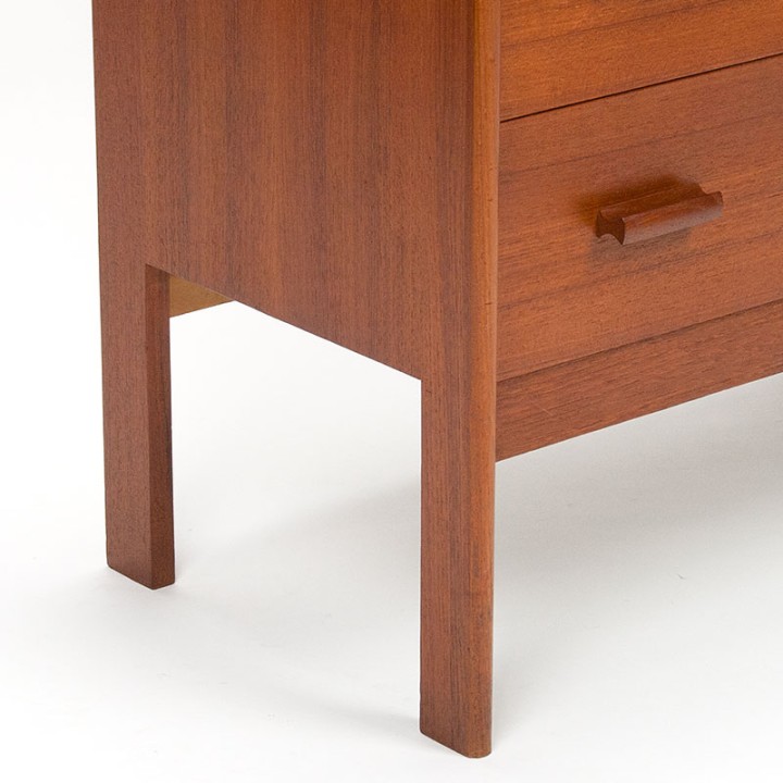 Small-model Danish Mid-Century chest of drawers by Vitré