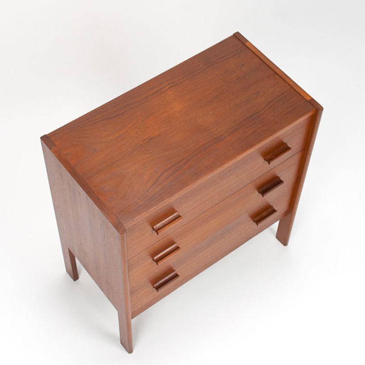 Deense klein model Mid-Century ladekast van Vitré