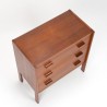 Deense klein model Mid-Century ladekast van Vitré