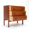 Small-model Danish Mid-Century chest of drawers by Vitré