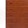 Mid-Century Danish vintage teak chest of drawers