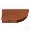 Open Mid-Century small teak wall unit with a drawer