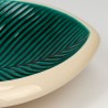 Verceram French vintage leaf-shaped dish