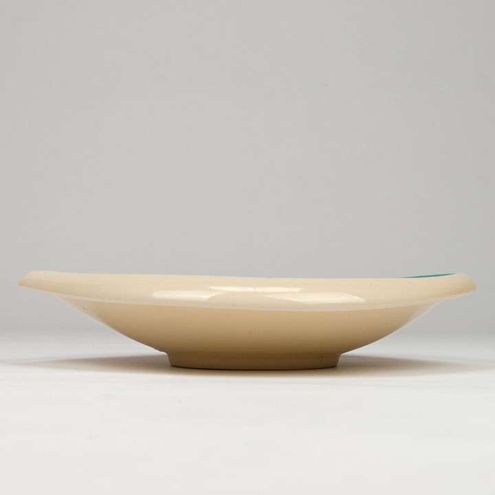 Verceram French vintage leaf-shaped dish