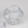 Kosta Boda set of 3 'Snowball' tea light holders by Ann Wärff