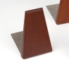 ESA Denmark vintage set van 4 boekensteunen in teak