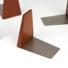 Vintage set of 4 teak bookends by ESA Denmark