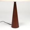 Teak Deens Mid-Century tafellampje