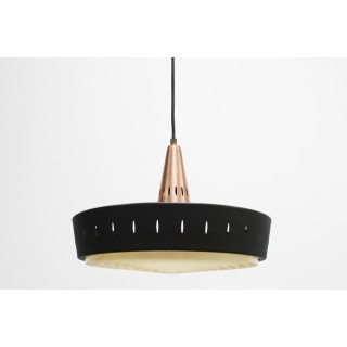 Black/ brass hanging lamp - Retro Studio