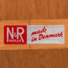 Deense vintage kleine uitschuifbare eettafel van N&R